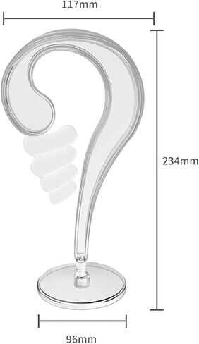 Headphone Holder Universal Headphones Stand Holder Detachable Desktop Headset Display Bracket Headphone Hanger with Thickened Base Gaming Headset Accessories Headset Stand (Color : Black) in Kuwait