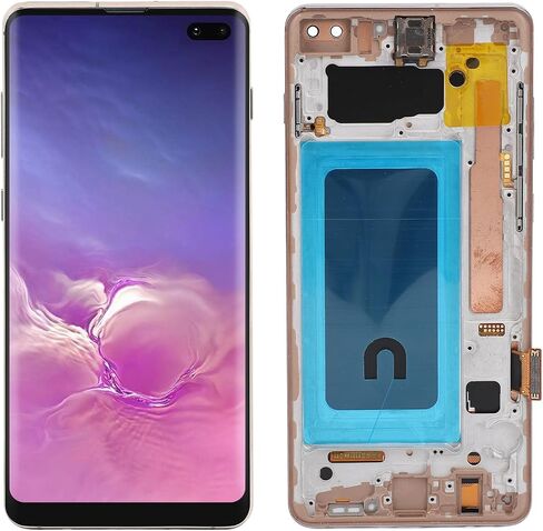 Screen Replacement for S10 Plus SMG975F DS SMG975U G975W G975A 6.4 inch LCD Digital Display Touch Screen Digitizer Assembly with Frame, Repair Tools in Kuwait