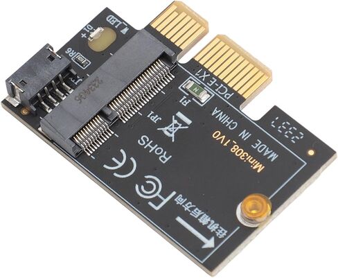 M.2 NGFF Key B M to PCIe X1 Adapter Card, .2 to PCI Adapter for Desktop Computer, SSD Expansion Card in Kuwait