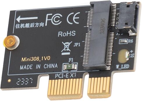 M.2 NGFF Key B M to PCIe X1 Adapter Card, .2 to PCI Adapter for Desktop Computer, SSD Expansion Card in Kuwait