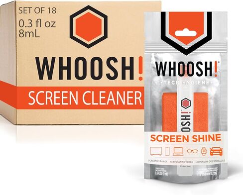 WHOOSH! Screen Shine Pocket – Screen Cleaner Spray & Wipe, 0.3 fl oz in Kuwait