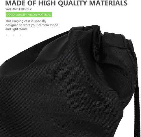BESTYASH 6pcs Tripod Bag for Photography Equipment Xmas Black Nylon in Kuwait