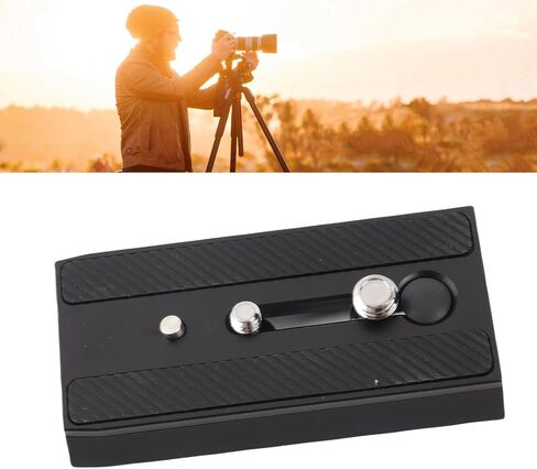 Fabater Arrow Storage Case Plate for 501HDV 503HDV 701HDV – Camera Tripod Mounting Plate with 1/4in & 3/8in Screws, Aluminum Alloy, Antislip Design in Kuwait
