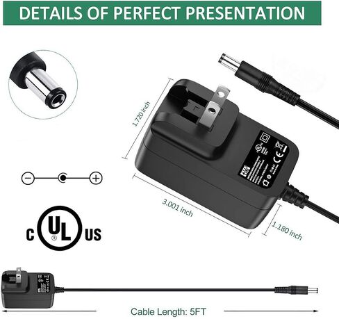 UL Listed AC/DC Adapter Replacement for The Sharper Image Design SI719 S1719 Ionic Breeze Tabletop Air Purifier Cleaner Power Supply Cord Cable Charger in Kuwait