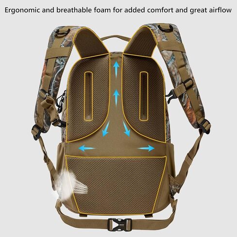BASSDASH 25L Hunting Backpack, Water-Resistant Camo Pack HP03 in Kuwait