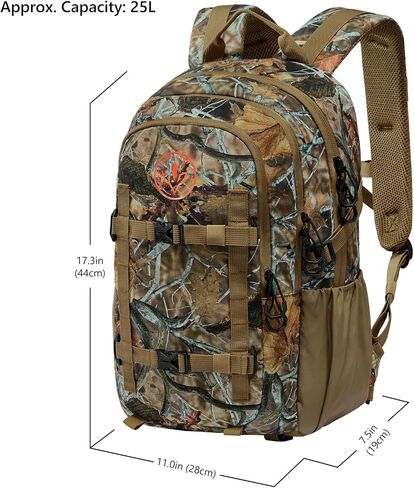 BASSDASH 25L Hunting Backpack, Water-Resistant Camo Pack HP03 in Kuwait