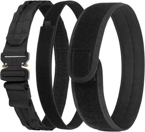 VISMIX Tactical Belt, Quick Release 1.75" MOLLE Battle Belt with Inner Belt and Anti-Slip Pad- Heavy Duty Battle Belts in Kuwait