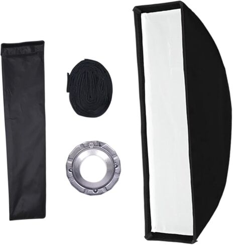 Softbox Photography Light Softbox Lighting Kit Softbox Photo Studio Softbox Flash Rectangular Softbox Aluminum Alloy Diffusion Panel Broad Coverage, No Grid in Kuwait