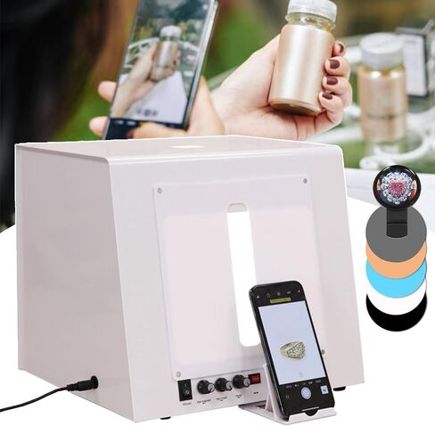 Mini Photo Studio Light Box Kit Electric Rotating-Supports Placement or Hanging,Dimmable Studio Light Box (Tb20) in Kuwait