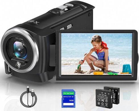 2.7K Video Camera Camcorder QHD 56MP YouTube Vlogging Camera in Saudi Arabia