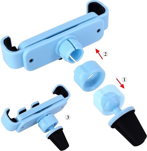 Roffatide Anime Cinnamoroll Cute Phone Mount for Car Universal Air Vent Car Phone Holder Mount Hands Free Easy Clamp Cradle Fit for All Smartphones Car Accessories for Girls Women Blue in Kuwait