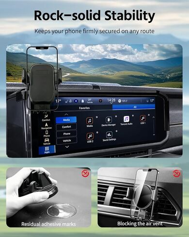 Car Phone Holder for 2024 2025 2026 Jeep Wrangler/4X4/ Jeep Gladiato in Kuwait