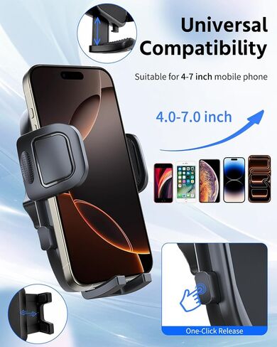 Car Phone Holder for 2024 2025 2026 Jeep Wrangler/4X4/ Jeep Gladiato in Kuwait