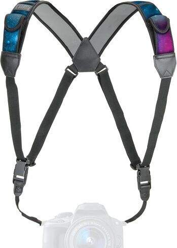 USA Gear Large Camera Sleeve (Galaxy) + Chest Harness Strap (Galaxy) - Bundle in Kuwait