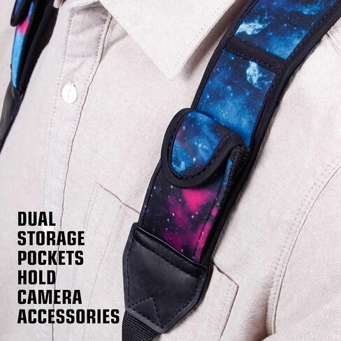 USA Gear Large Camera Sleeve (Galaxy) + Chest Harness Strap (Galaxy) - Bundle in Kuwait
