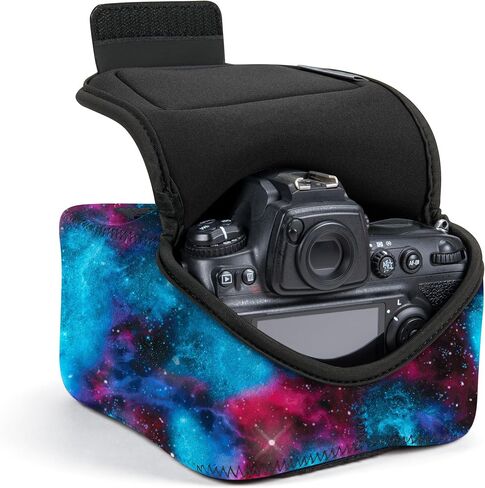 USA Gear Large Camera Sleeve (Galaxy) + Camera Hand Strap (Galaxy) - Bundle in Kuwait