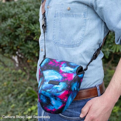 USA Gear Large Camera Sleeve (Galaxy) + Camera Hand Strap (Galaxy) - Bundle in Kuwait