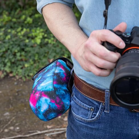 USA Gear Large Camera Sleeve (Galaxy) + Camera Hand Strap (Galaxy) - Bundle in Kuwait
