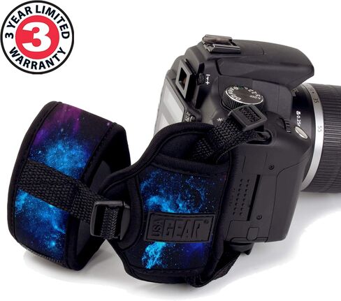 USA Gear Large Camera Sleeve (Galaxy) + Camera Hand Strap (Galaxy) - Bundle in Kuwait
