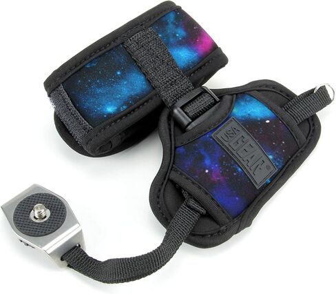 USA Gear Large Camera Sleeve (Galaxy) + Camera Hand Strap (Galaxy) - Bundle in Kuwait