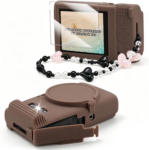 Case for Canon PowerShot ELPH 360/IXY 650 with Screen Protector in Kuwait