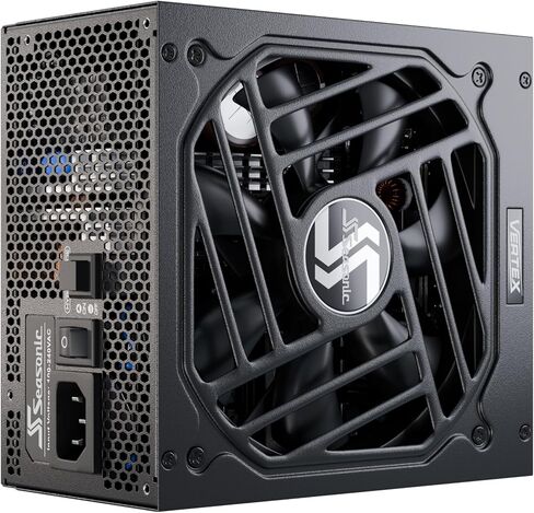 Seasonic Vertex GX-850-850W - 80+ Gold - ATX 3.0 & PCIe 5.0 Ready - Fully Modular - Premium Japanese Capacitors - 12 Year Warranty - Nvidia RTX 40/50 & AMD GPU Compatible in Kuwait