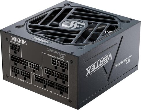 Seasonic Vertex GX-850-850W - 80+ Gold - ATX 3.0 & PCIe 5.0 Ready - Fully Modular - Premium Japanese Capacitors - 12 Year Warranty - Nvidia RTX 40/50 & AMD GPU Compatible in Kuwait