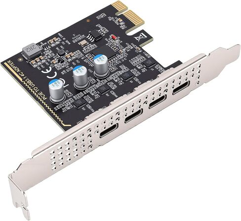PCIe to 4 Port Type C Expansion Card, 5Gbps USB 3.2 in Kuwait