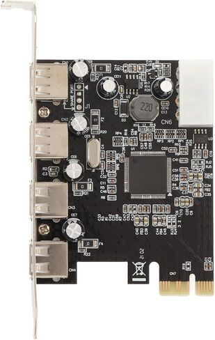 PCIe USB 2.0 Expansion Card with 4 Ports in Kuwait