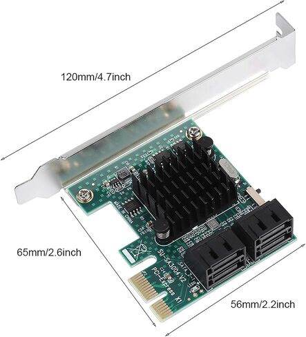 Luocute Pcie to 3.0 Expansion Card, 4-Port with Rear in Kuwait