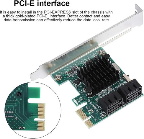 Luocute Pcie to 3.0 Expansion Card, 4-Port with Rear in Kuwait