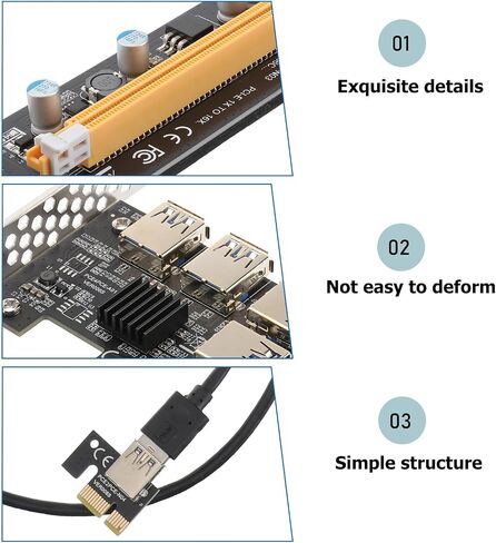 Pci-e Extender 4-Port ABS Plug-in Board for Stable Expansion in Kuwait