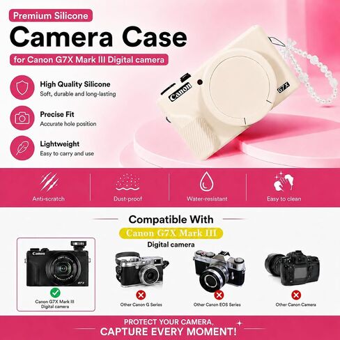 Silicone Camera Case for Canon G7X Mark III in Kuwait