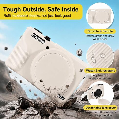 Silicone Camera Case for Canon G7X Mark III in Kuwait