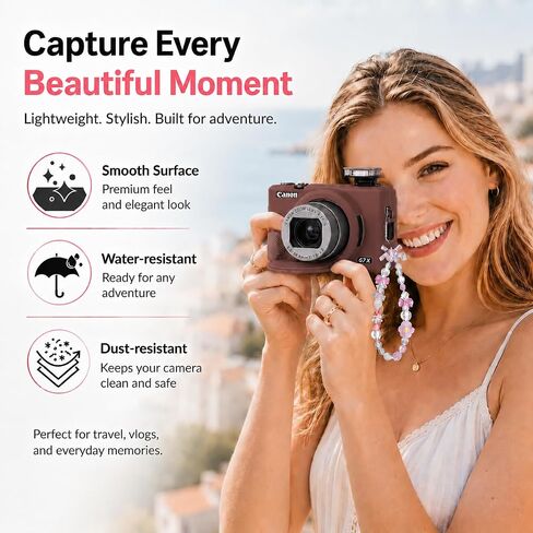 Silicone Camera Case for Canon G7X Mark III in Saudi Arabia