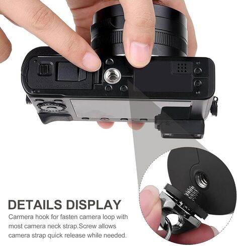 PRETYZOOM Camera Strap Hook Screw Set for Camera Neck Strap Quick Release in Saudi Arabia