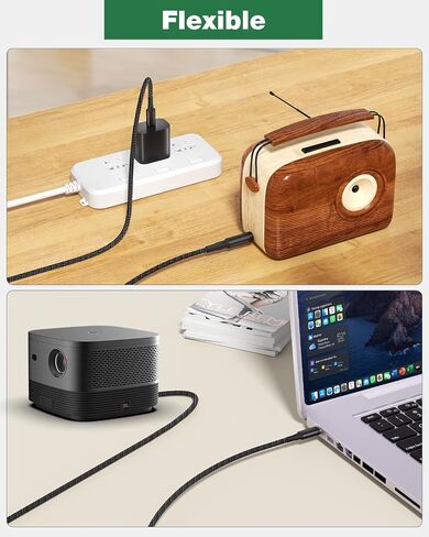 USB C to DC 【5.5mm x 2.1mm Barrel Plug】 Power Cable in Saudi Arabia