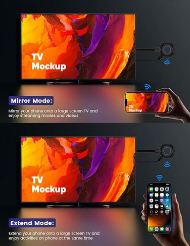 Wireless HDMI Display Adapter, Plug & Play, for iPhone,Android in Saudi Arabia