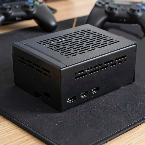 Pi 5 M2 Nvme SSD Enclosure with Iron Shell for Compact Setup in Saudi Arabia