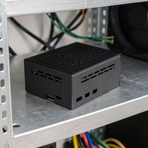 Pi 5 M2 Nvme SSD Enclosure with Iron Shell for Compact Setup in Saudi Arabia
