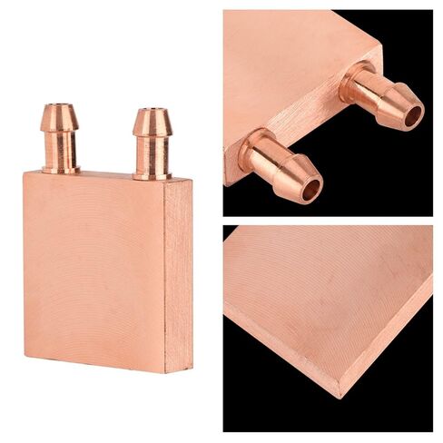 Copper Water Cooling Block Pure Copper for GPU CPU Graphics, Integrated Soldering, Suitable for Low End CPU in Kuwait