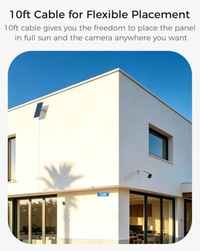 4MP Solar Security Cameras Wireless Outdoor with 3W Solar Panel in Kuwait