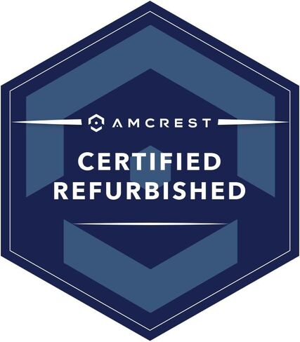 Amcrest Full HD 1080P 1920TVL Dome Outdoor Security Camera, 2MP 1920x1080, 3.6mm Lens 90° Viewing Angle, Black (REP-AMC1080DM36-B) (Renewed) in Kuwait