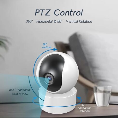 PGST Cameras for Home Security,App Control for Smart Life or Tuya,for Apartment,Kids Safety,Office,Garage,No Monthly Fees in Saudi Arabia