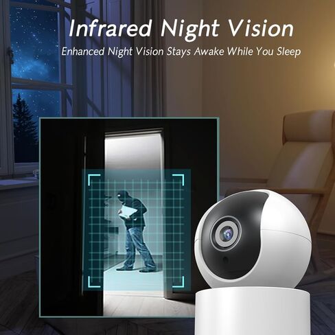 PGST Cameras for Home Security,App Control for Smart Life or Tuya,for Apartment,Kids Safety,Office,Garage,No Monthly Fees in Saudi Arabia