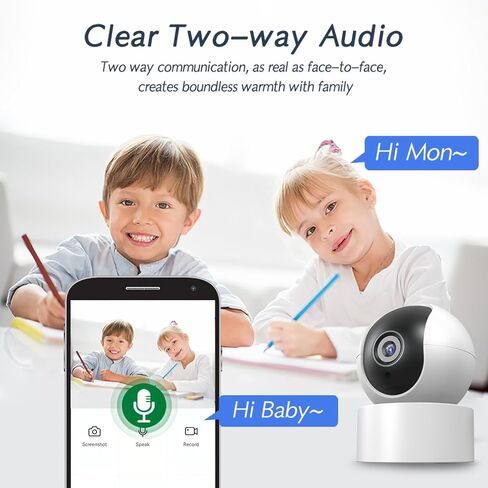 PGST Cameras for Home Security,App Control for Smart Life or Tuya,for Apartment,Kids Safety,Office,Garage,No Monthly Fees in Saudi Arabia