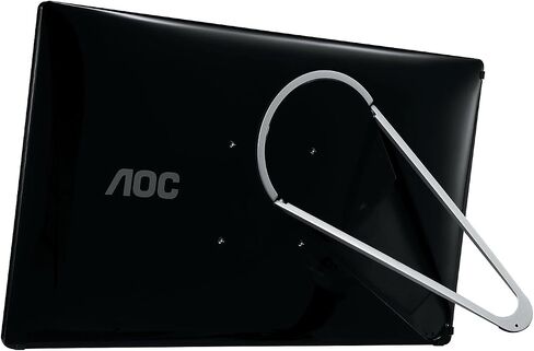 AOC e1659Fwu 15.6-Inch Ultra Slim 1366x768 Res 200 cd/m2 Brightness USB 3.0-Powered Portable LED Monitor w/ Case Black in Kuwait