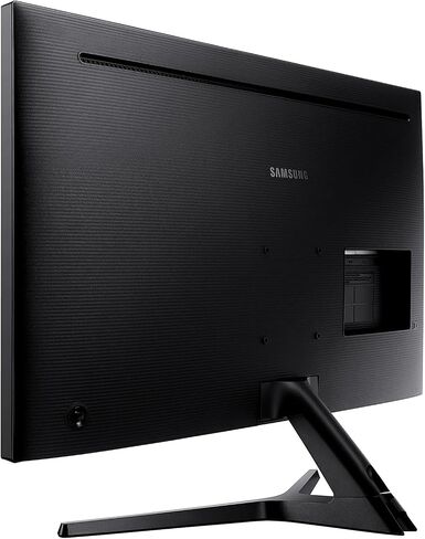 SAMSUNG 32-Inch ViewFinity UJ590 UHD Monitor, 4K (3840x2160) Display, 60Hz, 4ms, HDMI/Display Port, AMD FreeSync, Eye Saver/Flicker Free Mode, Dark Gray/Blue, with MTC HDMI Cable in Kuwait