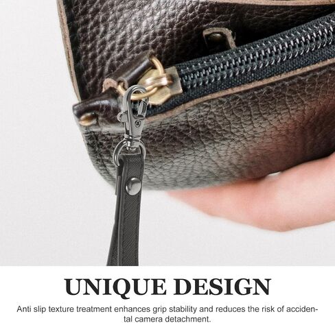 Hemoton Camera Black Quick Release Clips with Leather Wrist Strap 2pcs in Kuwait