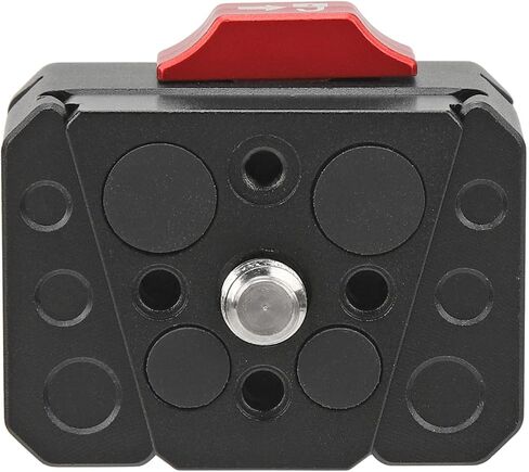 Fabater Mini V Lock Arrow Storage Case Plate for DSLR Tripod, 38mm Dovetail Slot Camera V Lock Plate with Builtin Anti Shake Design, 1/4 Inch Positioning Hole Arrow Storage Case Kit in Kuwait